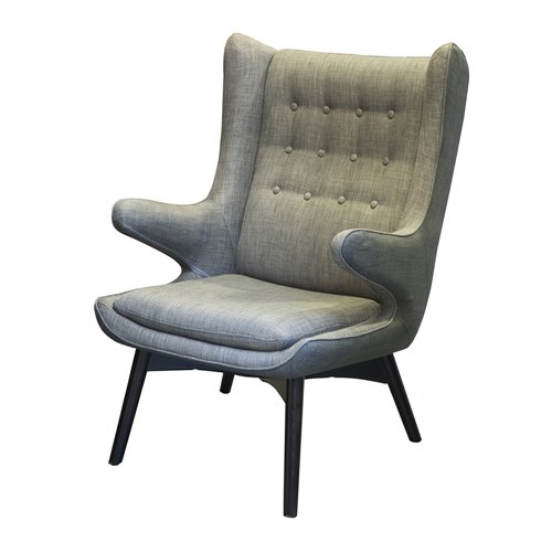 Armchair 'vintage 50' grey