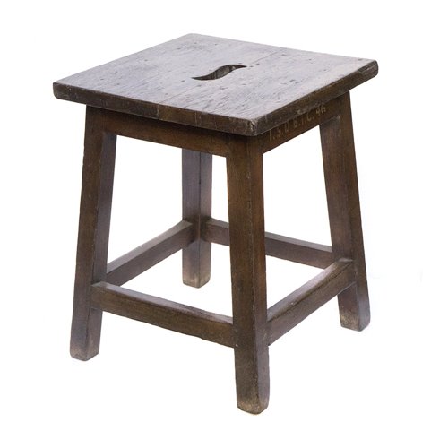 Stool in wood indian