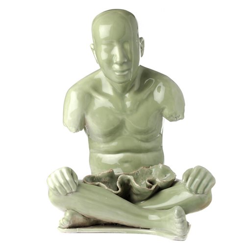 Statue meditation artiste yxh