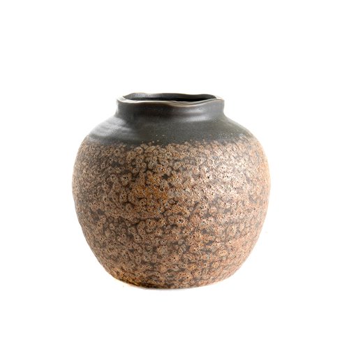 Ceramic pot brown