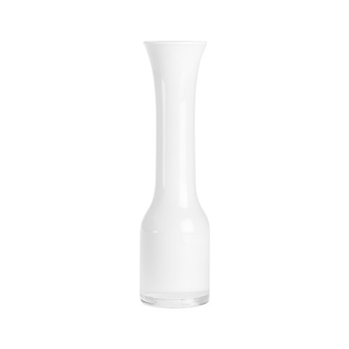 Vase double misty white