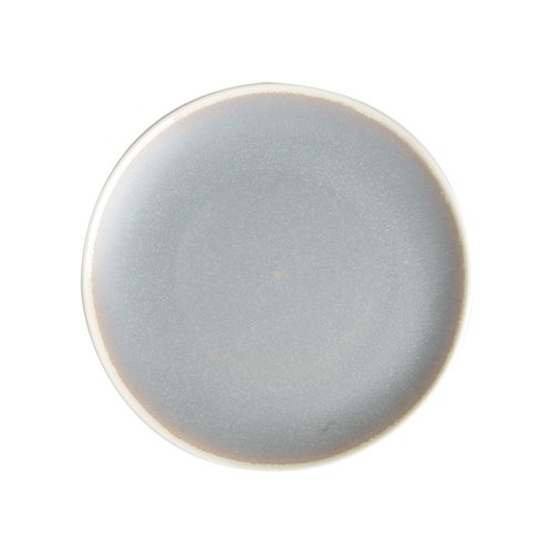Plate porcelain grey