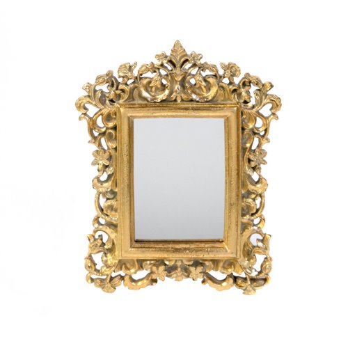 Mirror xs rectangle baroque