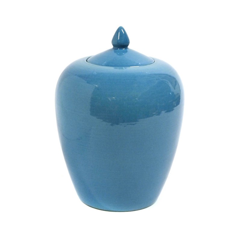 Ginger pot tall turquoise