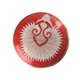 Round box fan red,ss