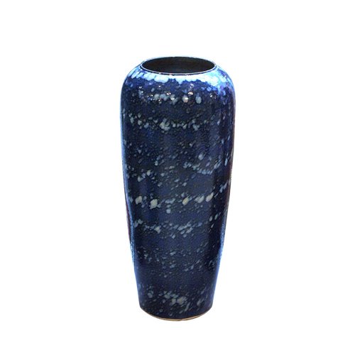 Vase tall ms blue dapple