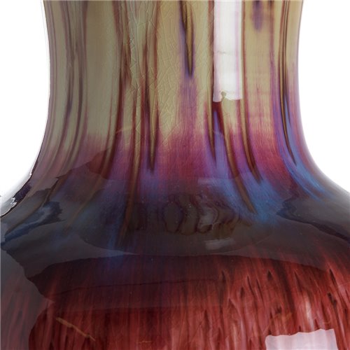 Tall vase ox blood dripping