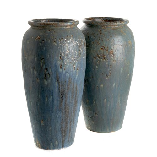 Jar straight blue patina