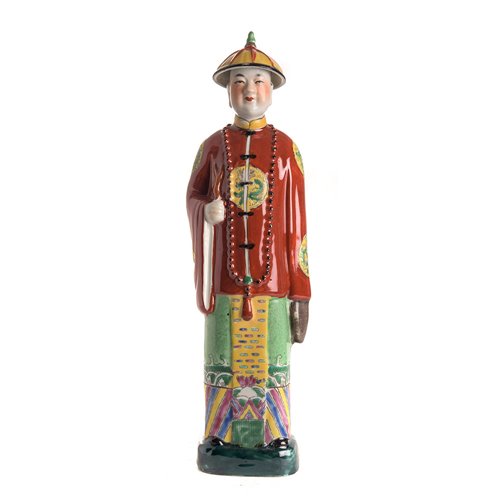 Statue chinoise fujian rouge