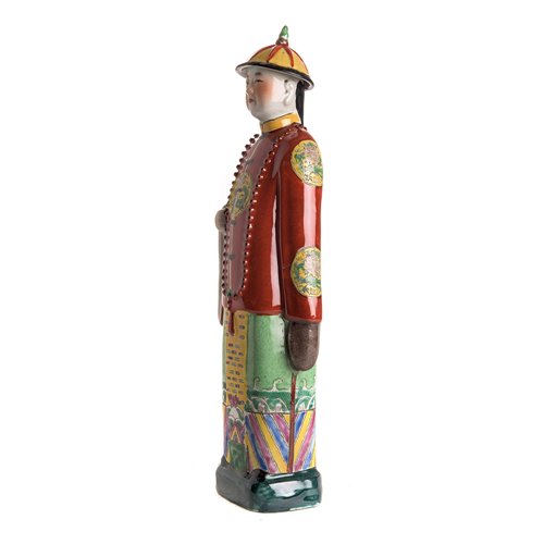 Statue chinoise fujian rouge