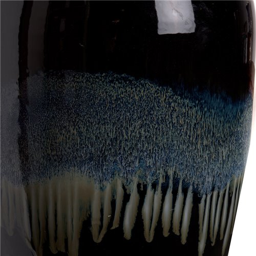 Pot reactive glazed stalactite s