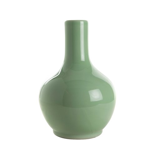 Straight neck vase celadon
