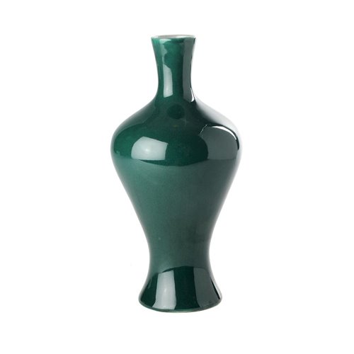 Long vase ss green imperial