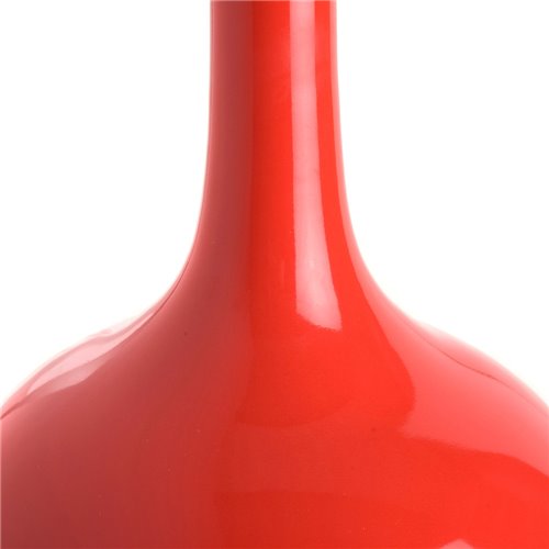 Long neck vase red l
