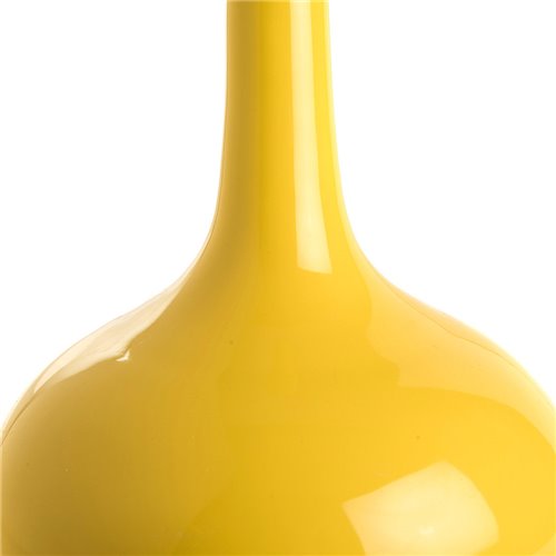 Long neck vase yellow l