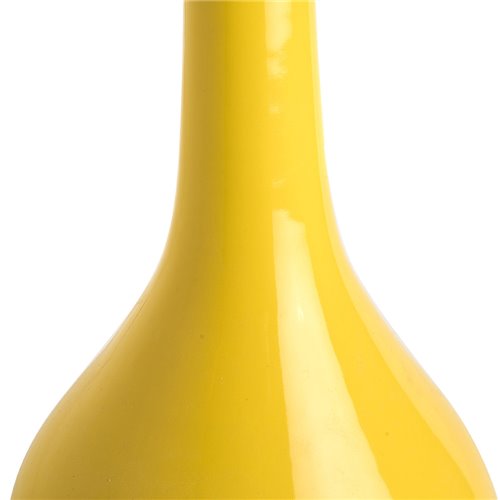 Long neck vase yellow m