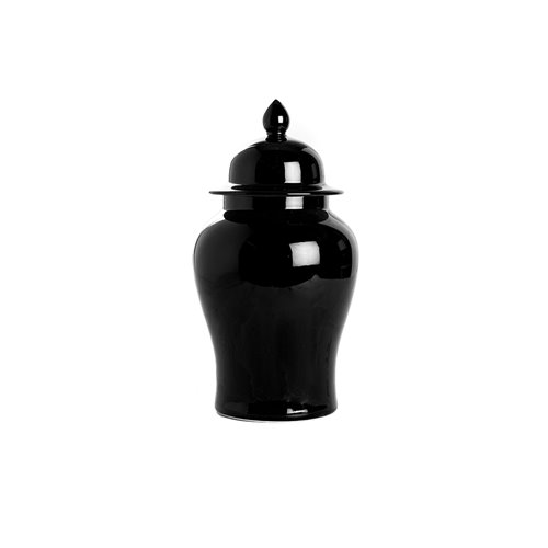 Flower jar black imperial s