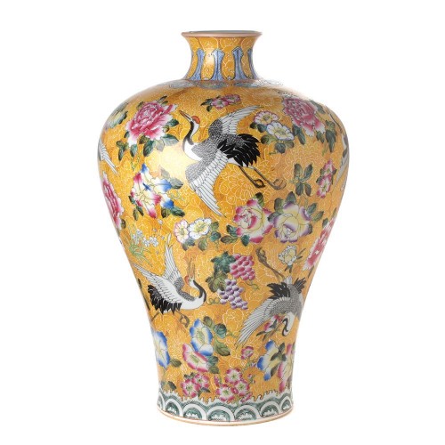 Meiping vase ls qing yellow