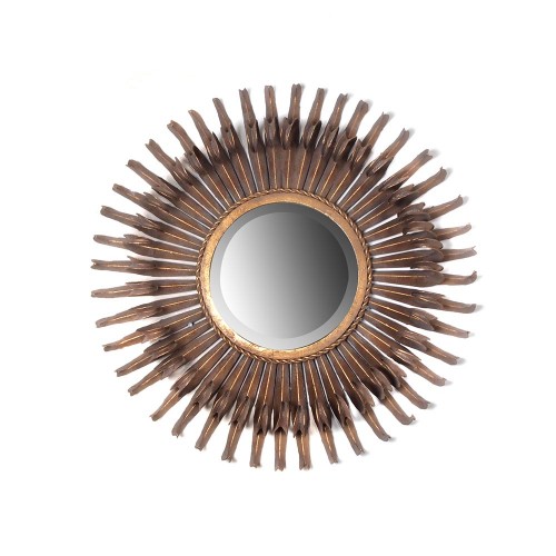 Miroir 'pieuvre' bronze