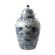 Temple jar 'chinese carps'