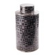 Tea box black grey spots