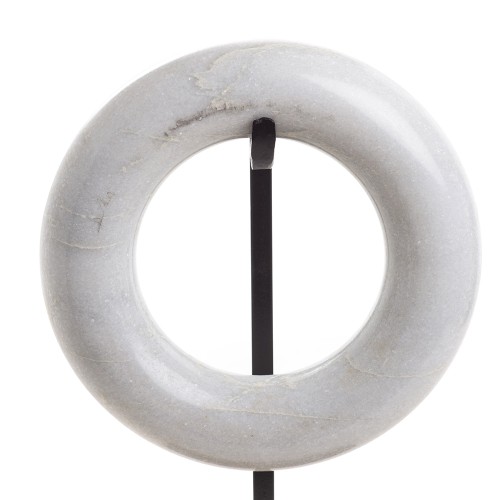 Marble circle on stand