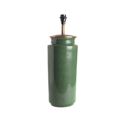 Lamp straight shagreen green