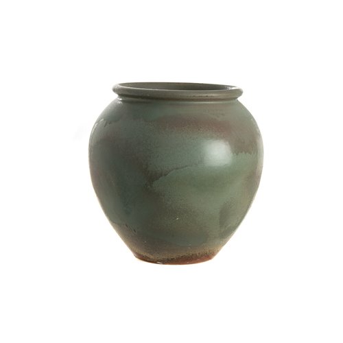 Round jar celadon