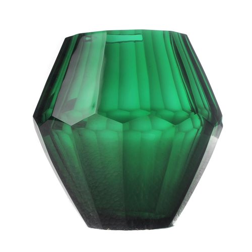 Diamond vase emerald m
