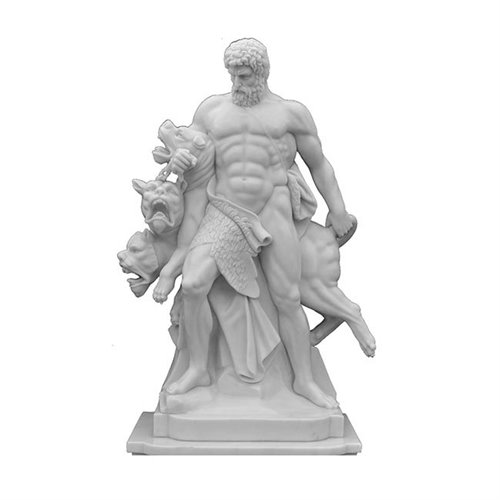 Neptune marbre massif sculpte