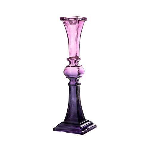 Candleholder fountain purple M
