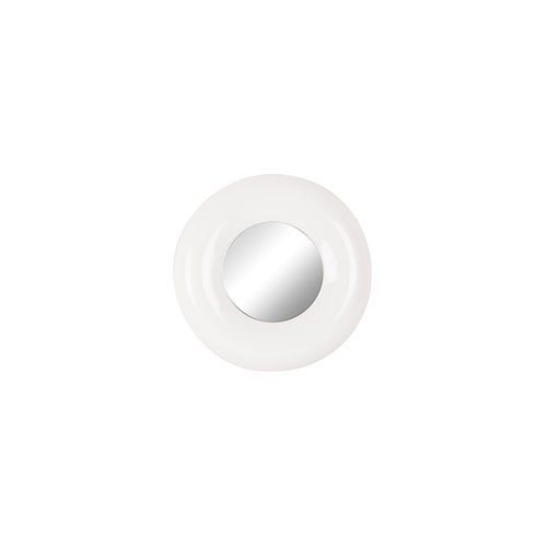 Mirror round white