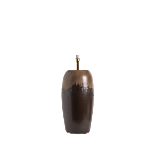 Base lamp vase brown S
