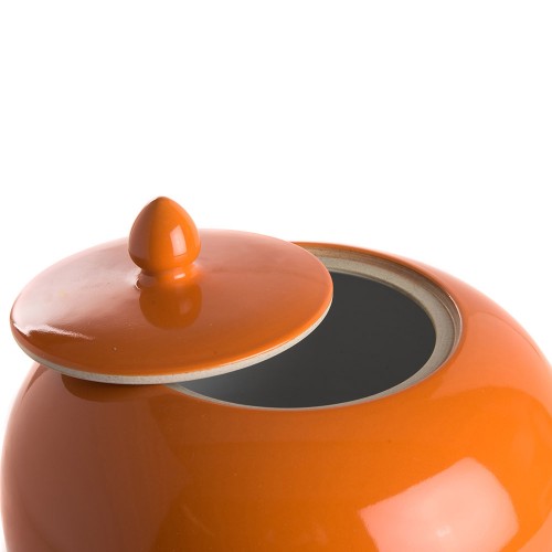 Ginger pot round coral