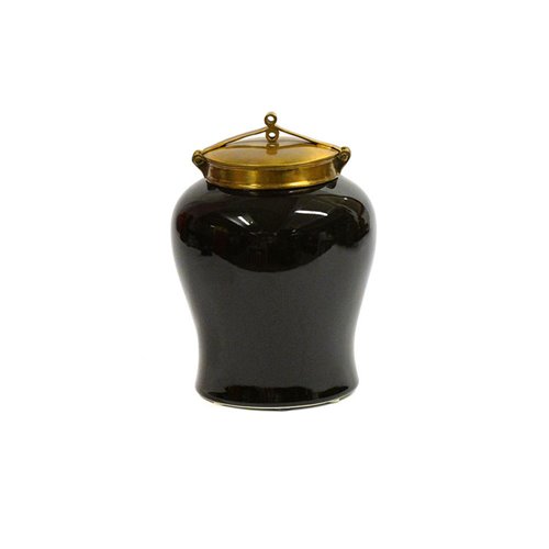 Condiment pot black imperial S