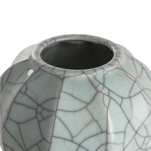 Vase rond celadon porcelaine