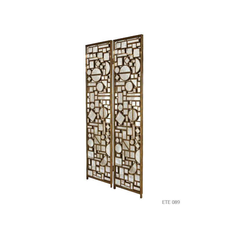 Screen 2 sheets decorative art