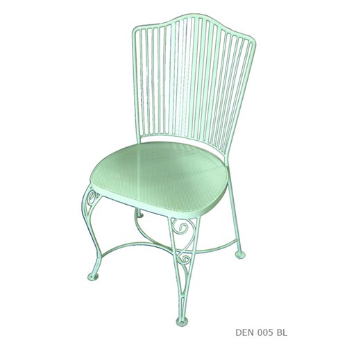 Chair iron light blue