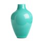 Vase bleu ciel en verre inspiré du style Meiping