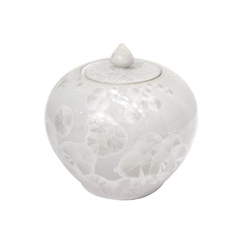 Round pearly ginger jar