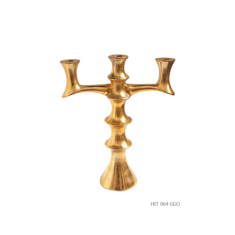 Candleholder spirit 40 gold