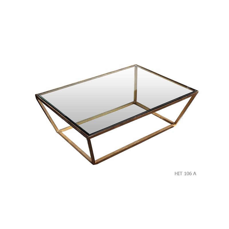 Table basse verre