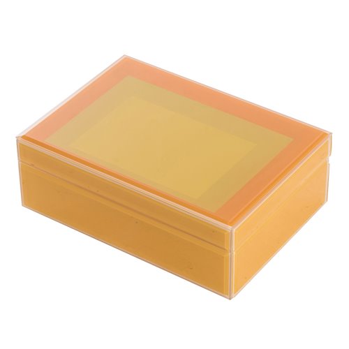 Glass box yellow L