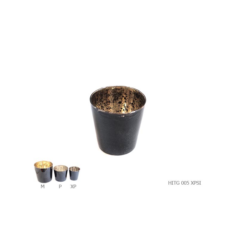 Candleholder black and silver