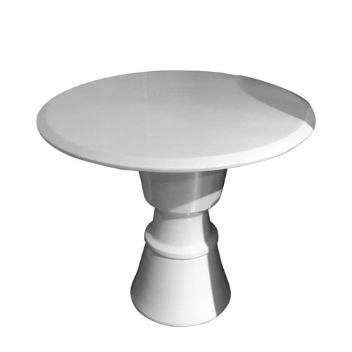 Table en porcelaine blanche 'La tour'