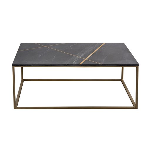 Side table marble and brass