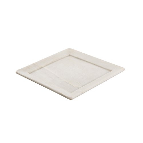 Plate marble square