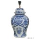 Lamp blue and white qing