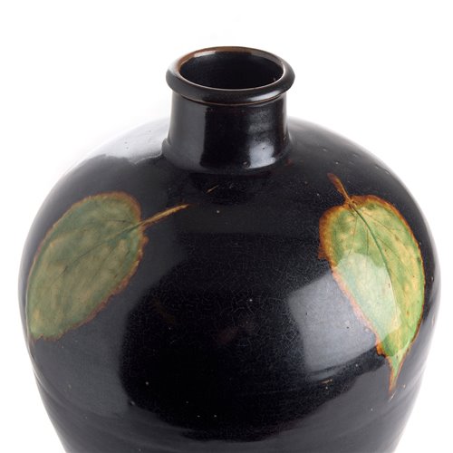 Jar maiping black reactive green leaf