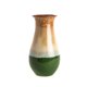 Vase brown beige green